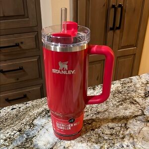 Stanley Sparkly Red Quencher Tumbler